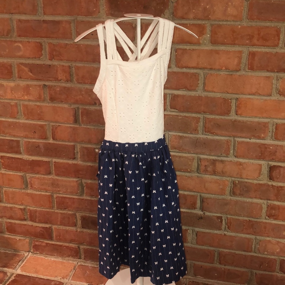 Five Loaves Two Fish eyelet and butterfly dress 12